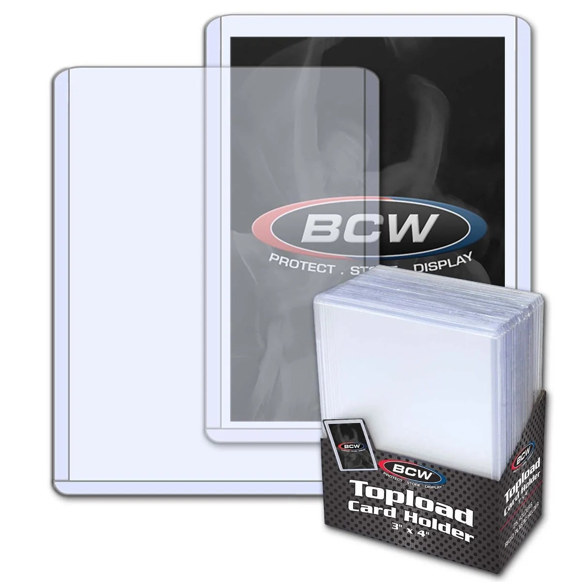 Toploader – BCW 3x4 Clear Regular Topload Cardsaver (35pt.) CoolUp Cards